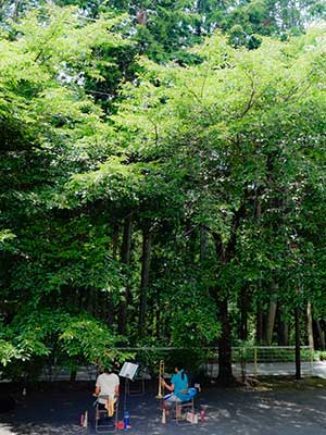 花夢花夢合宿プランで練習する高校生たち